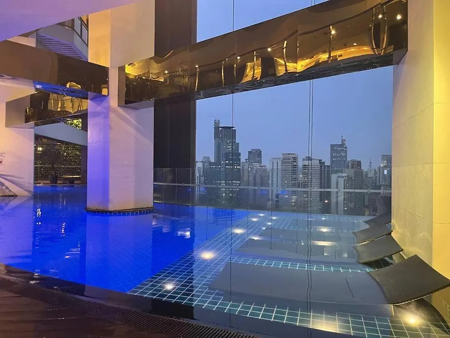 Gramercy French Rustic 2Br Penthouse 60Th Flr With Awesome View! Daire Manila